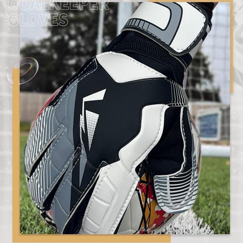 Soccer Goalkeeper Football Training Gloves Thickened Wear-resistant Non-slip Fitness Gloves With Protector Goal Keeper