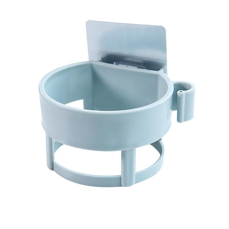 

1шт держатель для фена настенный безударный держатель для фена вращающаяся присоска кронштейн для хранения фена дома 1PCS