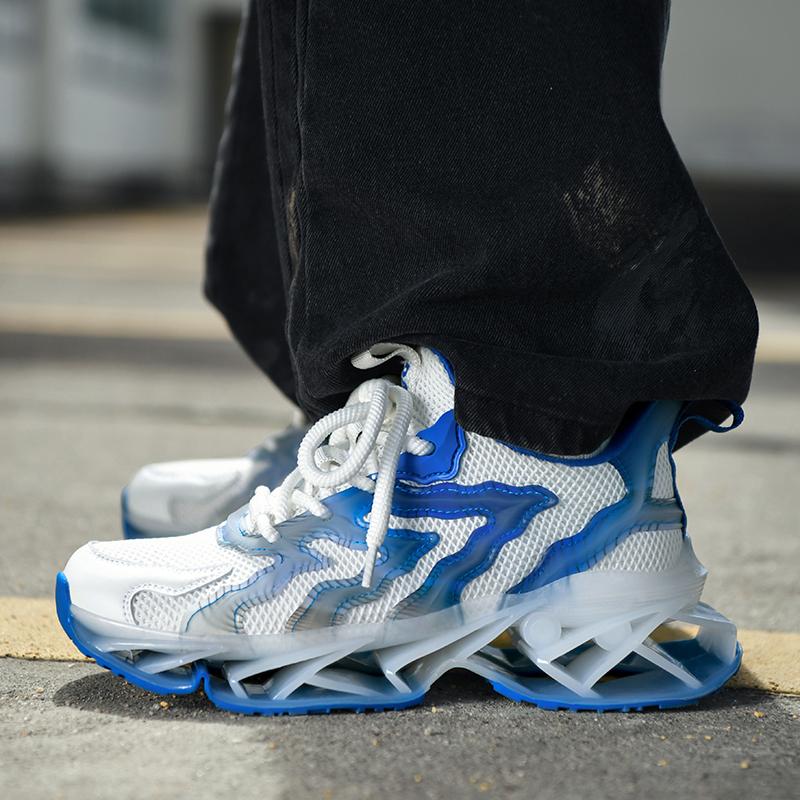 Herresko Joggesko Herre tenis Luksussko Herre casual Trainer Race Pustende mote loafers løpesko for menn