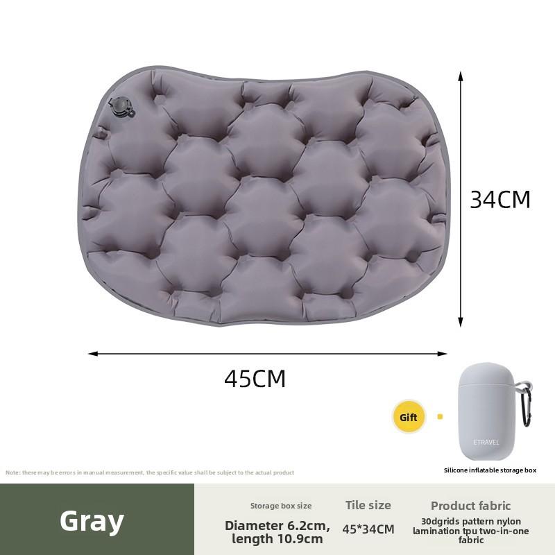 Press Inflatable Cushion Outdoor Camping Hiking Portable Airplane High-speed Rail Fart Cushion Concert Increase Long-term Sitting Pain Prevention