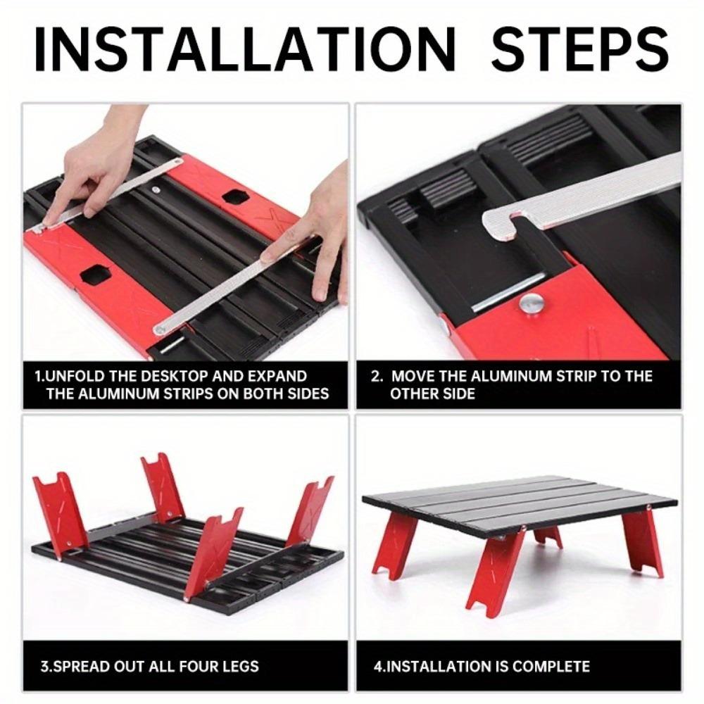 1PC Outdoor Portable Mini Aluminum Alloy Table Ultra-small Folding Leisure Table Tent Camping Table Coffee Table