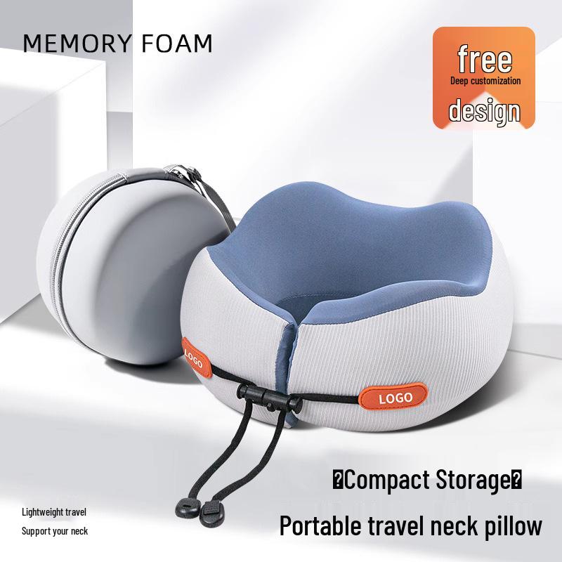 Summer Cooling U-Shaped Memory Foam Neck Pillow