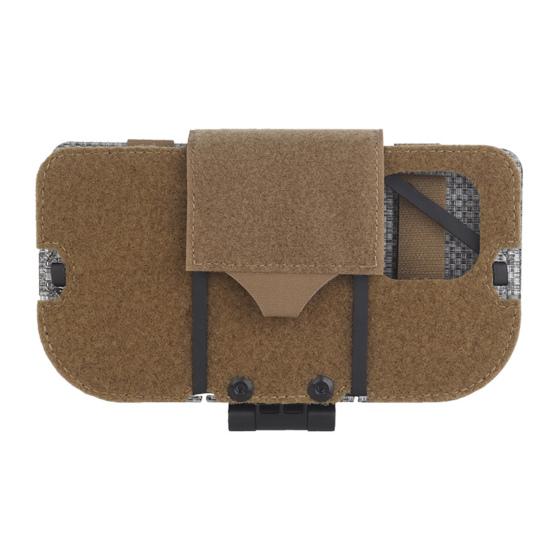 Faltbare Jagdweste, Telefonhalter, Plattenträger für iPhone 15, mobile Universal-Brust-Navigationstafel, Handyhalterung, Outdoor-Westenbefestigung