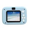 Kids Camera 2 Inch 20MP Dual Front Rear Cameras Portable Mini Toddler Digital Video Camera with Flash Light Blue