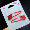 Beliebte Weihnachts-Haarspange Rutschfest Starker Clip Weihnachtsmotiv-Designs Für Frauen und Kinder Alltags-Haarschmuck 1 Paar