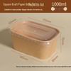 Disposable Kraft Food Takeaway Boxes with Lids