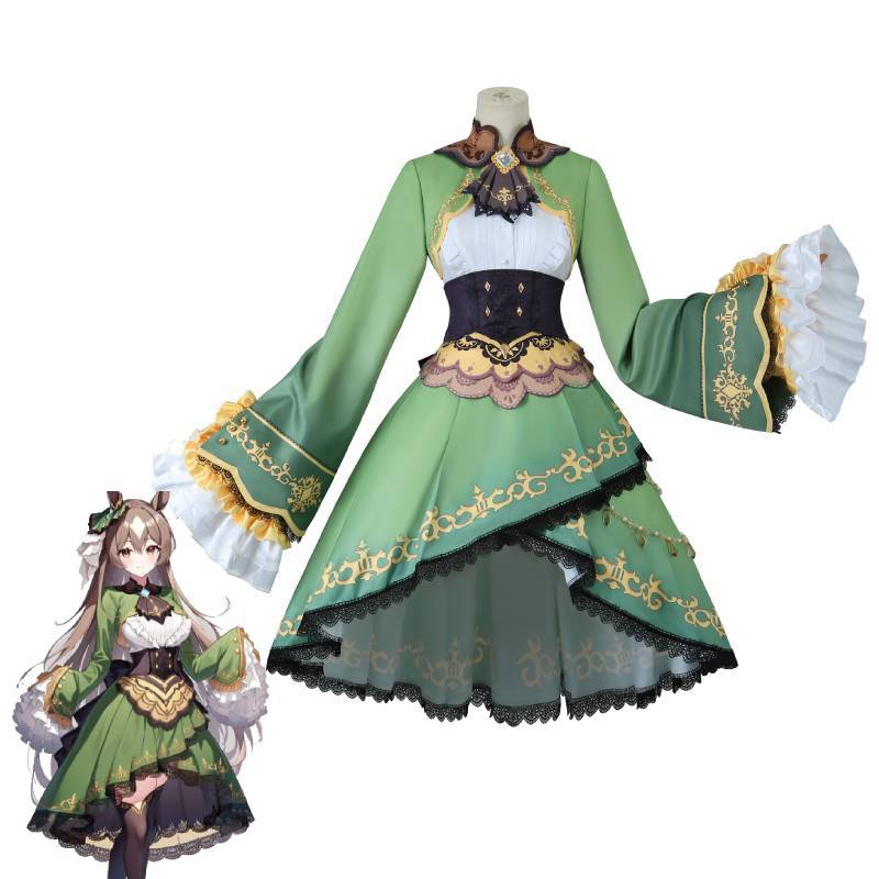 Hübsches Derby Satono Diamond Cosplay Kostüm Aus Satinstoff Für Anime-Conventions Und Rollenspiele