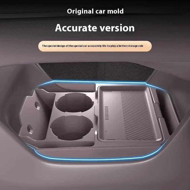 Silicone Storage Box For ZEEKR 7X Center Console Modification Anti-slip Pad Car Accessories Organizer Decoration