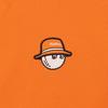 MALBON GOLF Basic Round Sweater Orange (Man)