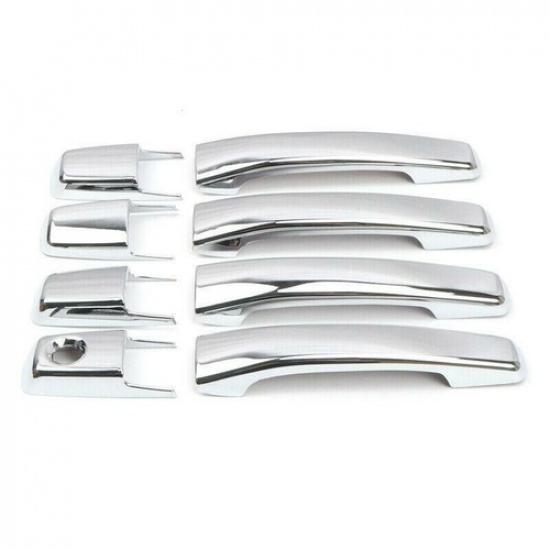 Chrome Exterior Door Handle Cover Trim For Mitsubishi Montero Pajero 2009-2021