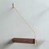 Wall Hanging Coat Rack Solid Wood Hayfork Hangers Bedroom Entrance Clothes Hooks Bamboo Home