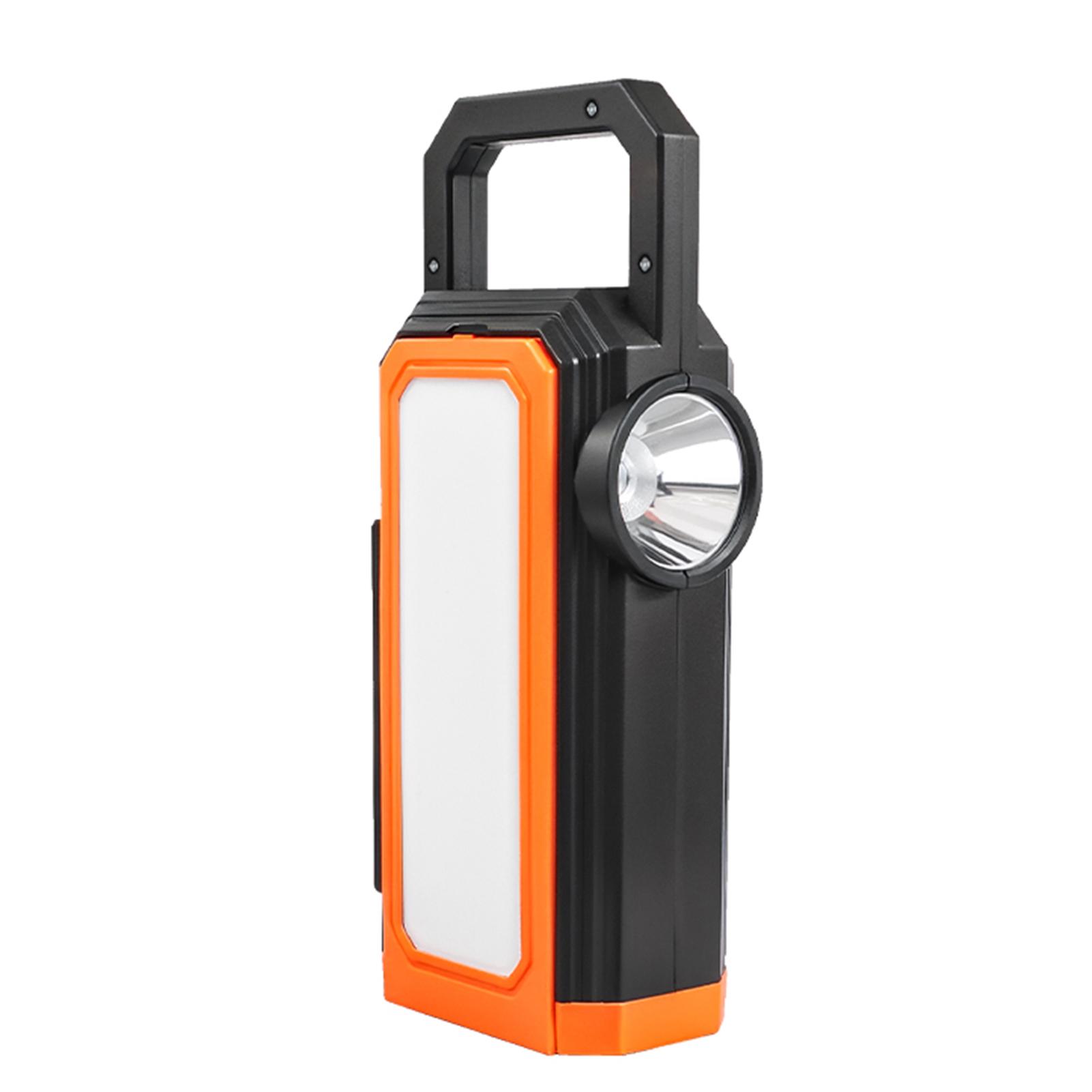 

Солнечный светодиодный фонарь для кемпинга с USB-выходом, водонепроницаемый IPX4, палаточный светильник с крючком, 6 ламп оранжевый