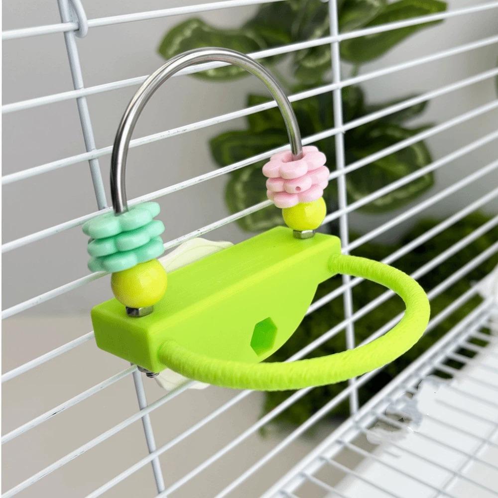 Bite Resistant Bird Perch Stand Wear-resistant Non-slip Paw Grinding Sticks Colorful Decorative Parrot Standing Pole Small Birds