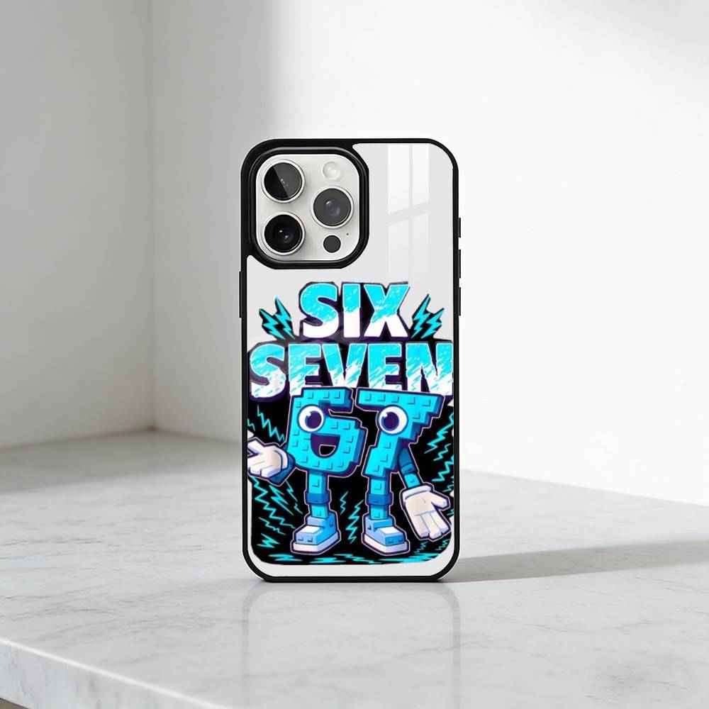 

Meme 67 Six Seven Phone Case For iPhone17,16,15,14,13 Plus,Pro Max Magnetic For Magsafe Wireless Charging iPhone14PROMAX