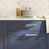 VidaXL Cabinet Handles 10 Pcs, Cupboard Handles, T-Shaped Handles Kitchen Home Interior, Silver 128 Mm Steel 155382