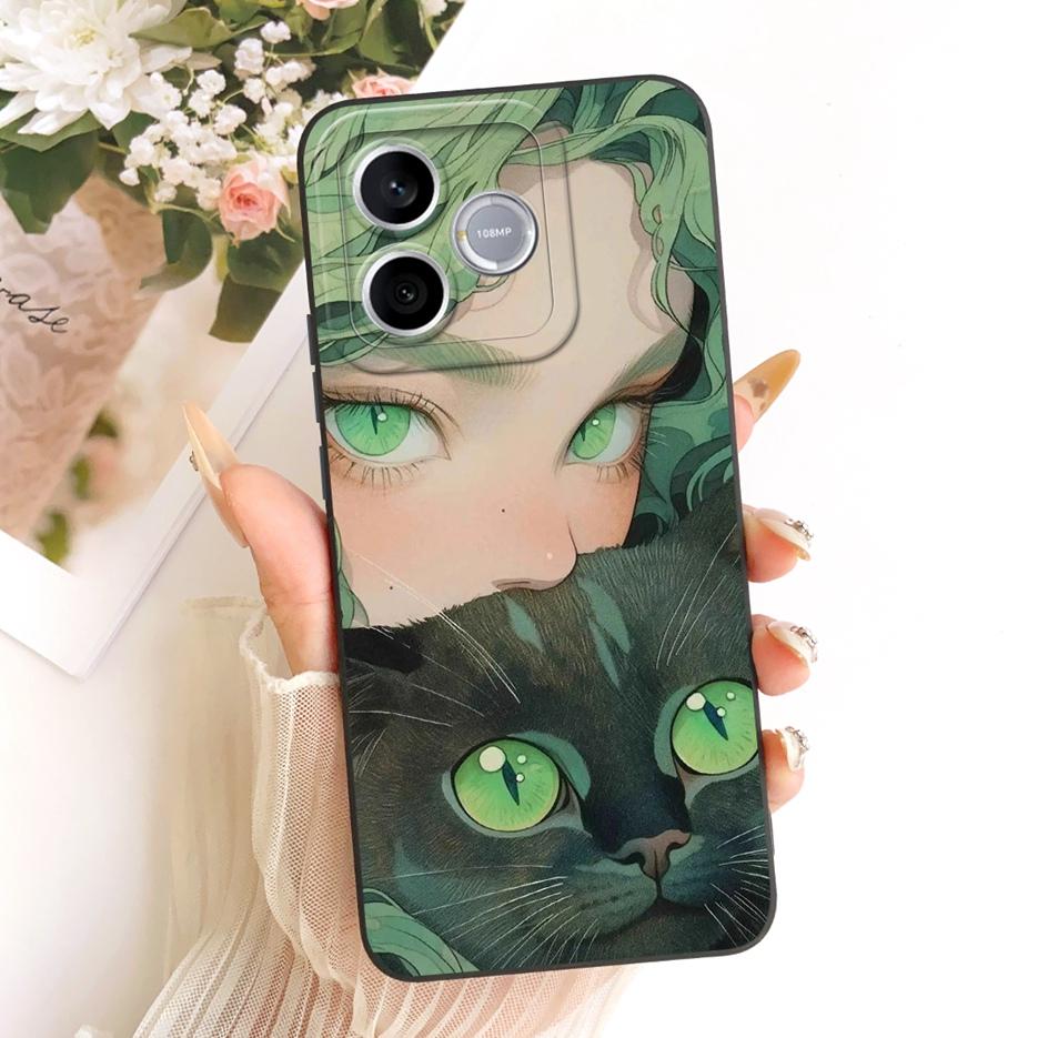 For Honor 600 Lite Case LNA-NX1 Cute Funny Cartoon Cover Shockproof Soft Silicone Case For Honor 500 Smart Honor600 Lite 5G Bags