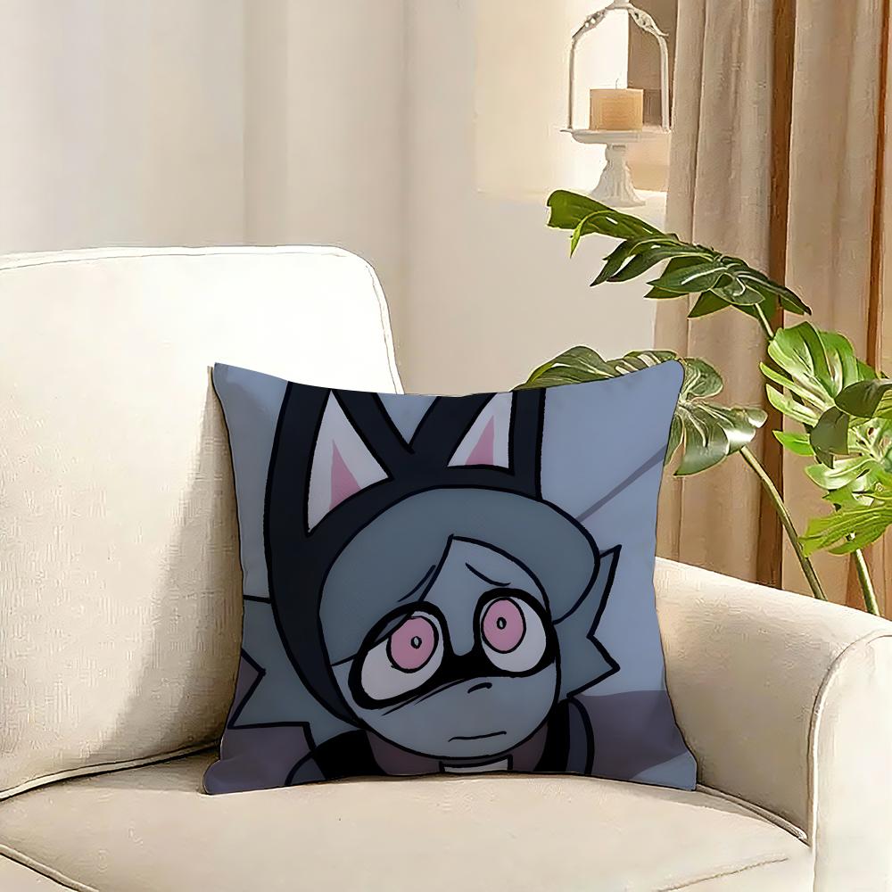 Psychocuties Mimi Cushion Cover Reversible Plush Pillow Cover Soft Fluffy Home Decor for Sofa Bedroom