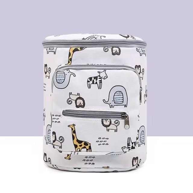 

Мультяшный принт детская коляска органайзер сумка для мам дорожная переносная сумка для хранения подвесная сумка держатель для бутылочек коляска подгузники детские сумки покинуть белый