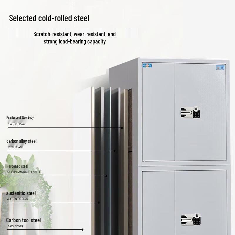 Tiger Steel File Cabinet with Fingerprint Lock