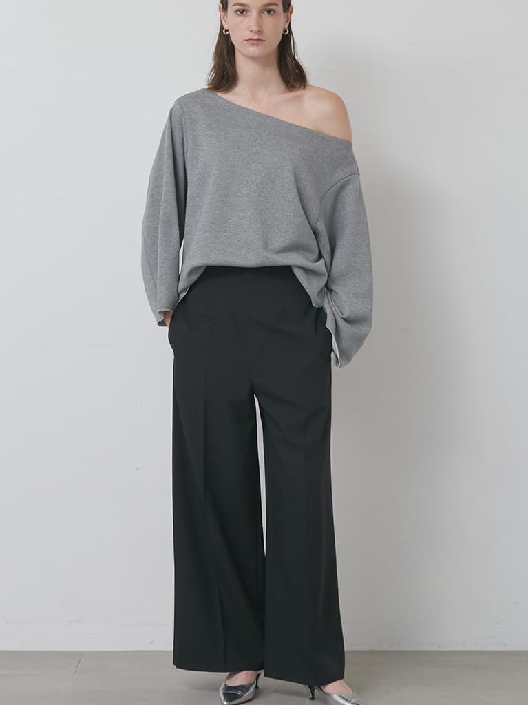 Suit Pants 16WFP254020 Black [Styling] High-Waisted Women's