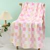 Large All-Cotton Double-Layer Gauze Bath Towel & Swaddling Blanket for Newborns - Absorbent & Breathable