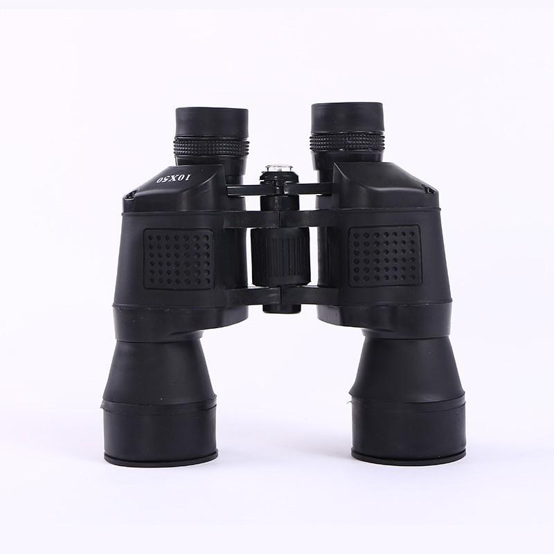 10x50 Binoculars With Porro Prism System Rubberized Grip Comfortable Handling Birdwatching Hiking Outdoor Use