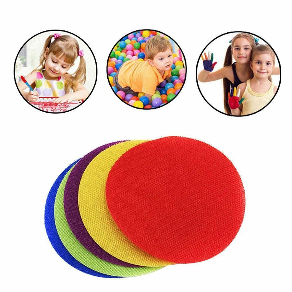 Social Sport Teaching Tools Colorful Sitting Sticker Carpet Markers Carpet Spot Markers Sit