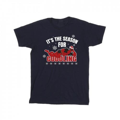 Deadpool Mens Time For Cuddling Cotton T-Shirt