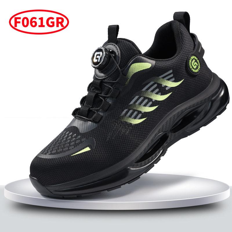 

Oulylan Safety Boots For Men Work Indestructible Shoes Sneakers Steel Toe Protective Boots Anti-Smash Anti-Puncture Work Shoes 44