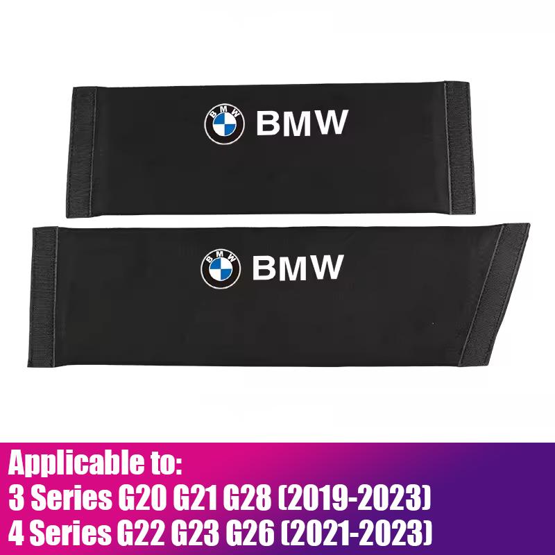 OANW5 2Pcs Suede Car Trunk Side Divider Storage Board Accessories For BMW 3 4 5 Series X3 X4 G20 F30 G30 F10 G01 G32 G22 M Performance