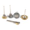 36Pcs Wire Brush Set, Rust Removal, Polishing, Fits Wood and Metal,   Size, Brass and Steel Material