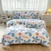 Cute Bear 100% Cotton Duvet Cover Cartoon Theme Bedding Set Kawaii Animal Comforter Cover Heart Print Bed Sets with 2 Pillowcase