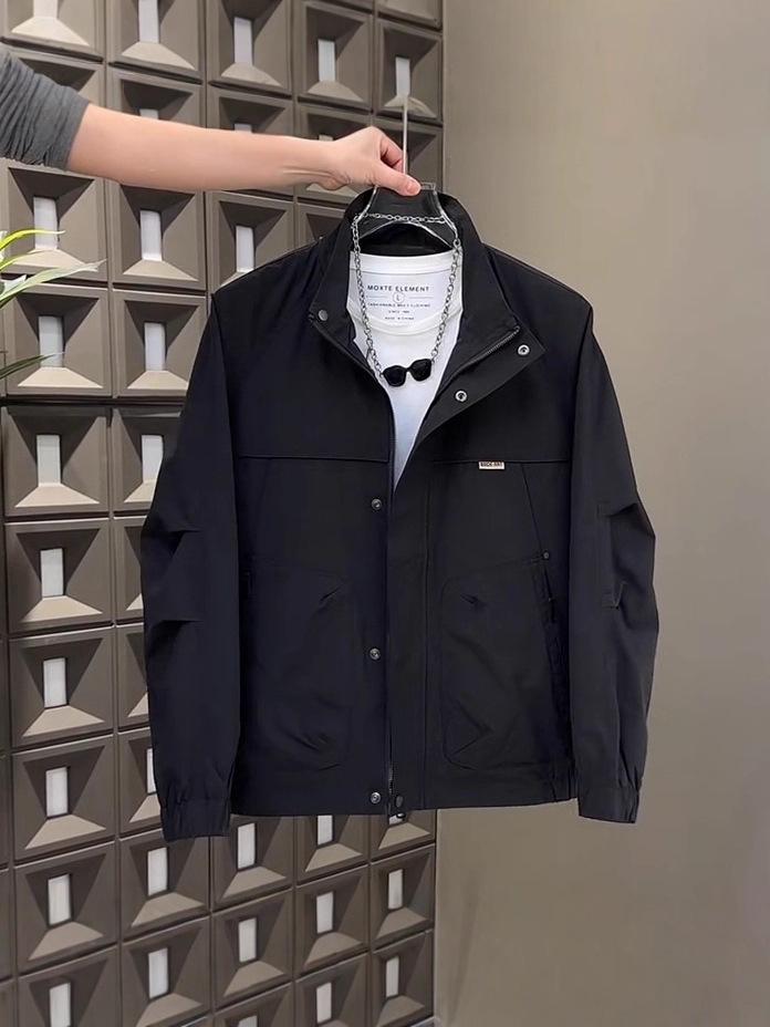 Men's Spring Fashion Workwear Lapel Jacket: Versatile, Casual, Outdoor Mountaineering Style