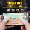 1 Pair Of Copper Fiber Finger  Cots Breathable Game Controller Finger Sleeve Anti-sweat Anti-scratch