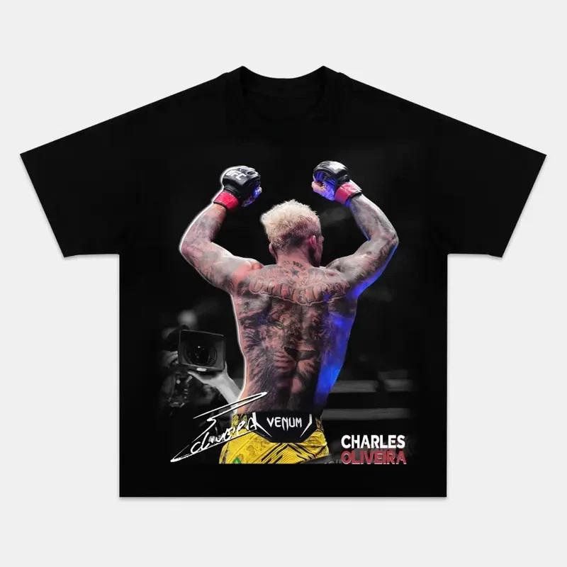 COMBATWEAR CHARLES OLIVEIRA UFC T-Shirt, UFC Shirt, Graphic Tee T-Shirt XS