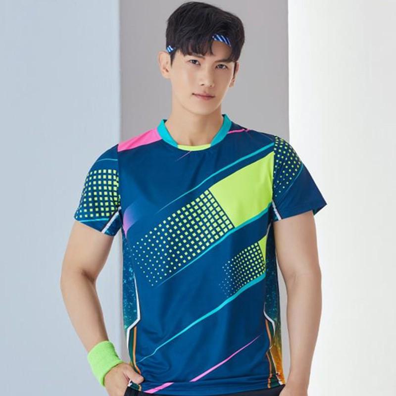 Badminton Tischtennis Kurzarm Set Schnelltrocknend Atmungsaktiv Sportbekleidung Herren Damen Kinder Team Uniformen Individuell