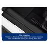 Carbon Fiber Car Door Sill Strip Universal Decorative Welcome Pedal Anti-Scratch Strip Dirt-Resistant Anti-stepping Protection Film Stickers