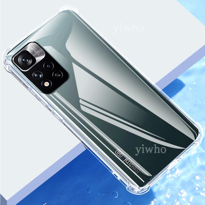 Luxuriöse transparente weiche Silikonhülle für Xiaomi Redmi Note 11 Pro Plus 5G Stoßfest Transparent Note11 Pro+ Pro + Max Hüllen Abdeckungen