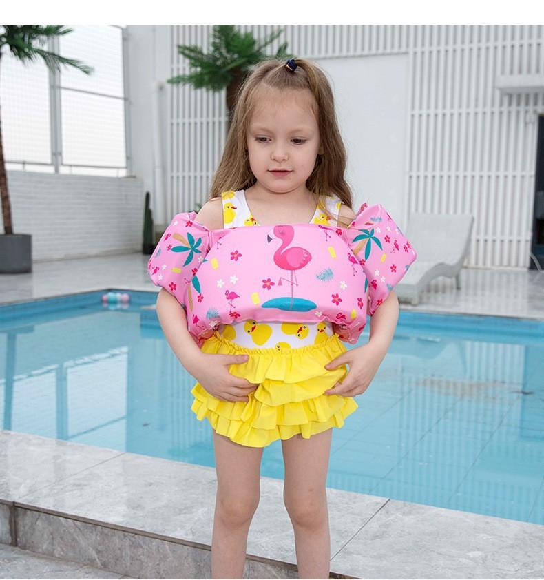 Manches de Maillot de Bain Flottantes en Mousse Souple Conception de Sécurité Réglable Piscine d'Entraînement de Natation Flottant & Jeux d'Eau Sûr Amusant Eau