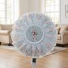 Round Standing Fan Covers Floral Protective Case Minimalist Fan Dust Cover  Desktop Fan