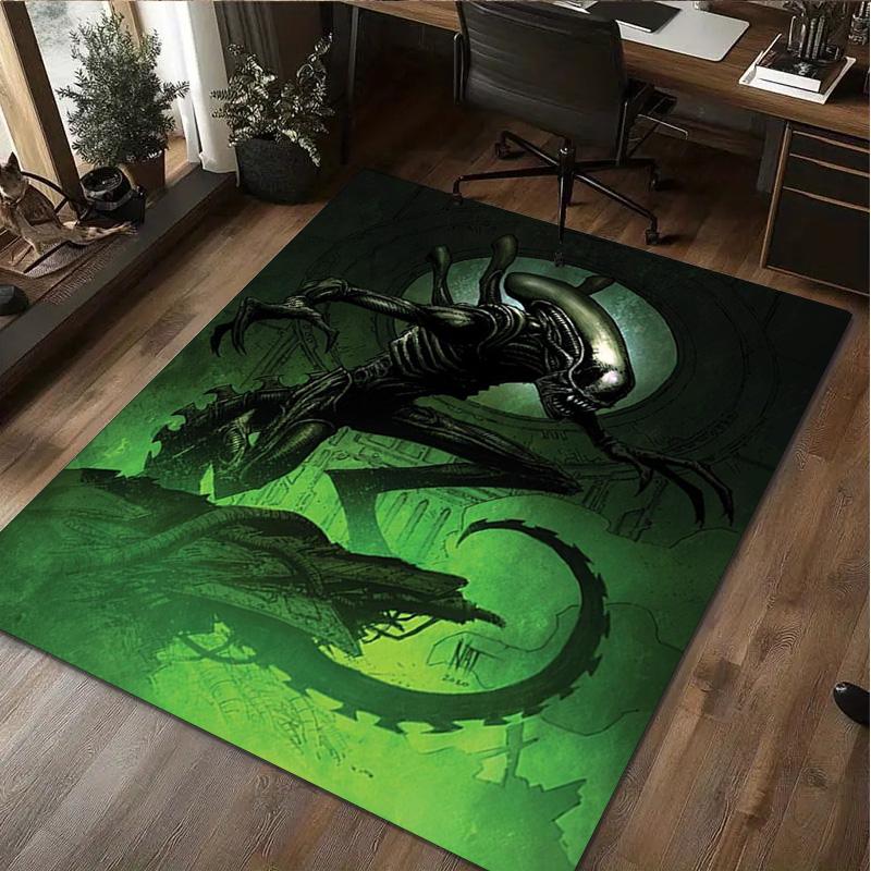 1PC Alien Rug - Home carpet Office Decorative Carpet For Living Room Bedroom Door Mat Floor Rug Computer Chair Area Rug