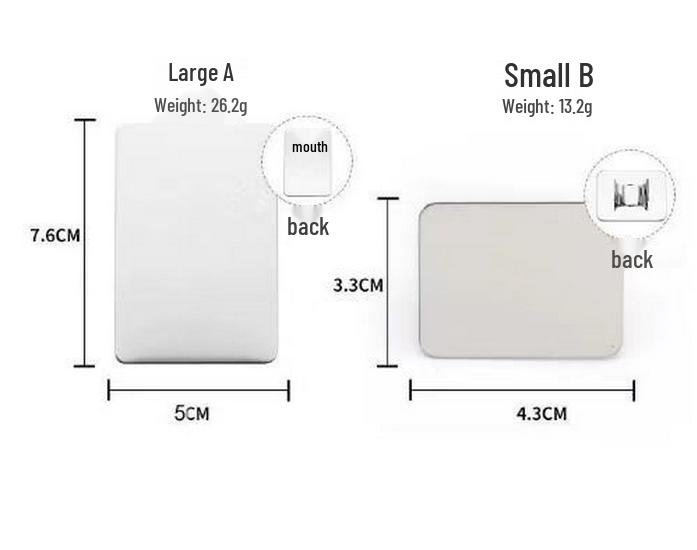 Stainless Steel Nail Art & Makeup Palette Set with Mixing Stick