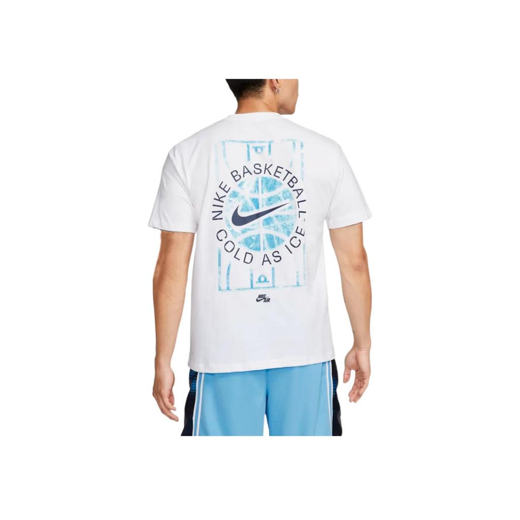 Nike Printed Crew Neck Short Sleeve T-Shirt Men Tops White DV9718-100