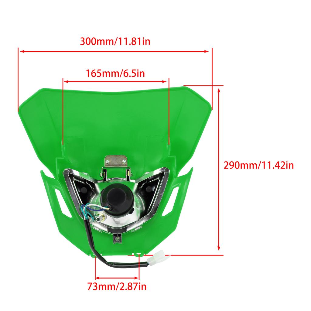 Motocross Halogen Headlamp For Yamaha WR250F WR450F YZ250F YZ450F 2015 2016 2017 2018 2019 Motorcycle Headlight Accessories