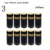 100Pcs PVC Wine Heat Shrinkable Cap Tear Tab Red Wine Shrink Film Wrap Straight Mouth Black Wine Bottle Cap