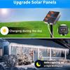 Solar-Powered Christmas LED String Lights for Outdoor Garden and Courtyard Decor