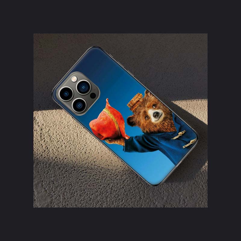 Cute P-Paddington Bear Phone Case For Iphone 16 15 Plus 13 12 Mini 17Air 16E 11 14 Pro 17 Pro Max Cover Shell Coque Soft Clear C