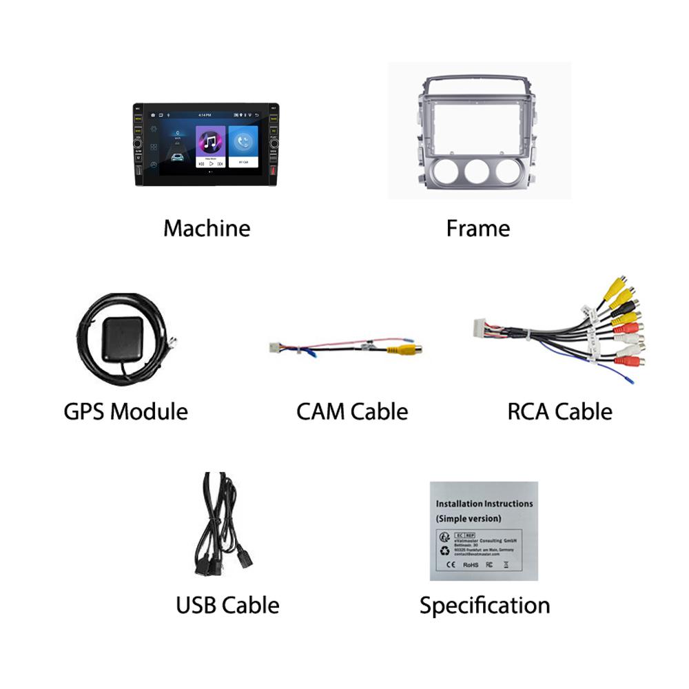 8 Inch For Suzuki Liana 2004-2013 With Button Knob Android Car Radio Multimedia Player Navigation Stereo GPS 2 Din 1+32GB