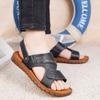 Mode 2024 Männer Neue Sommer Herren Offene Sandalen Mode Trend Strand Schuhe Hausschuhe Herren Sandalen Herren Sommer Leder Sandalen