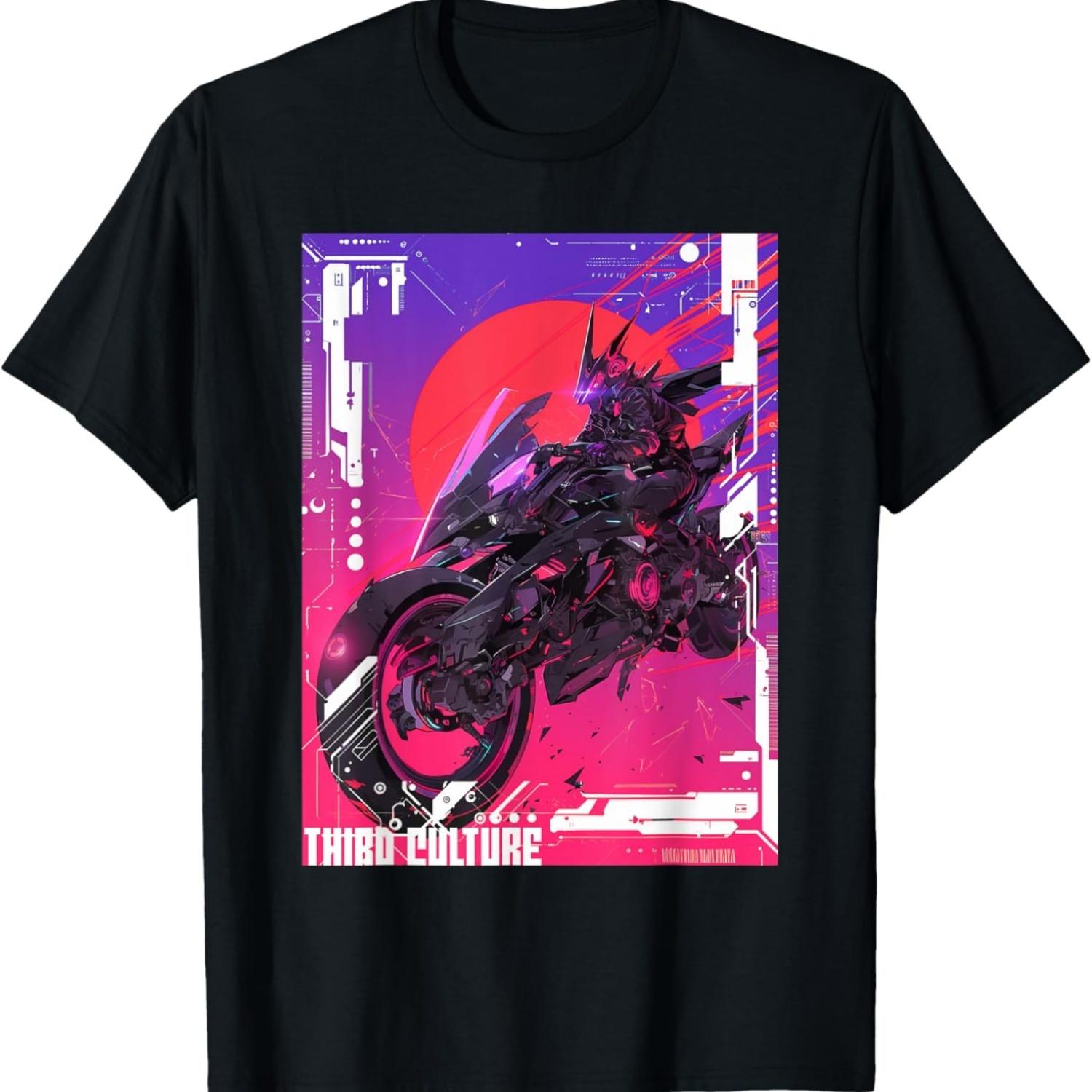 SNOW CRASH CYBERPUNK MOTORCYCLE T-Shirt S чёрный